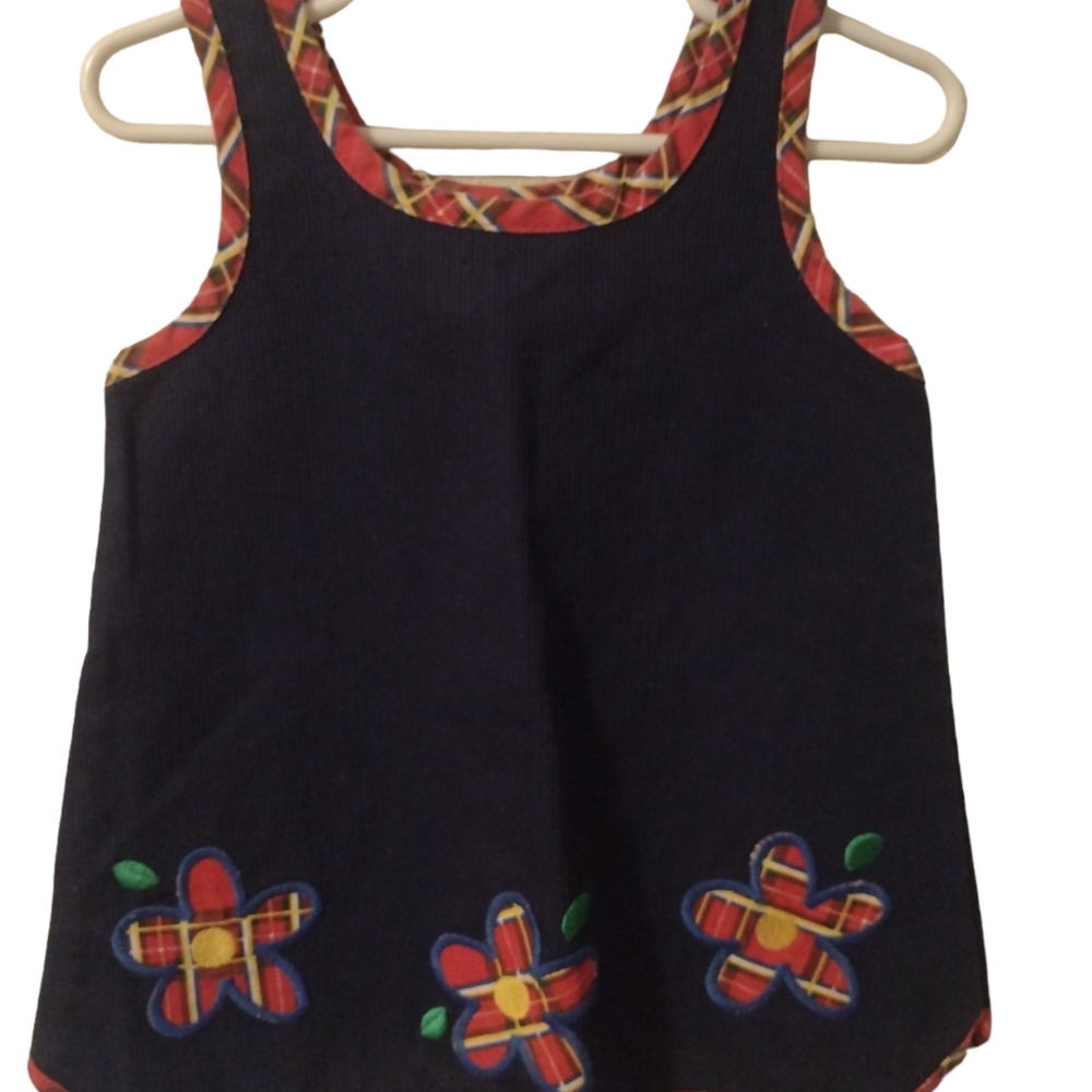 HAMDMADE Vintage Plaid Flower Power
